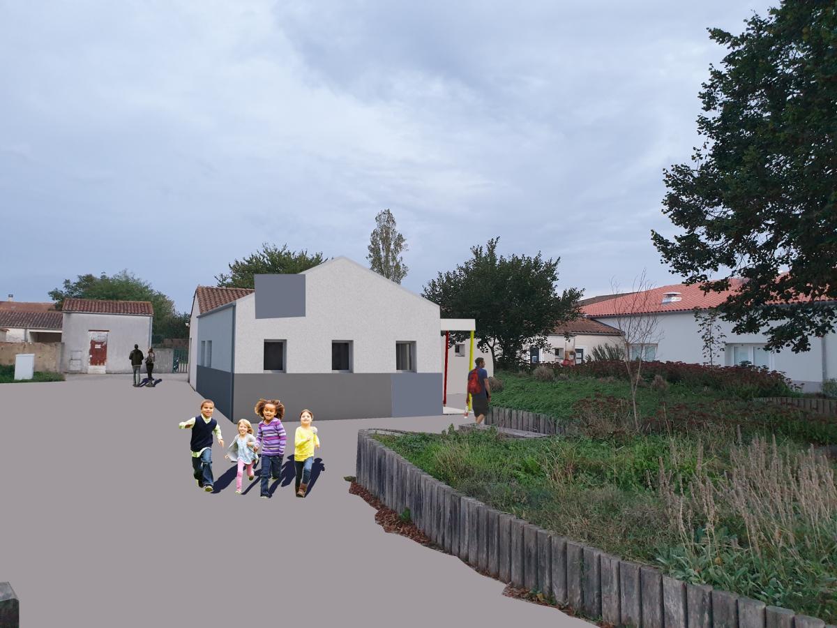 Projet réfectoire du groupe scolaire